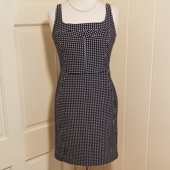 McGinn navy blue with white polka dot dress - Picture 3 of 7